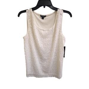 NWT M cream George Tank Top